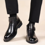 bottes cuir vache homme – style business