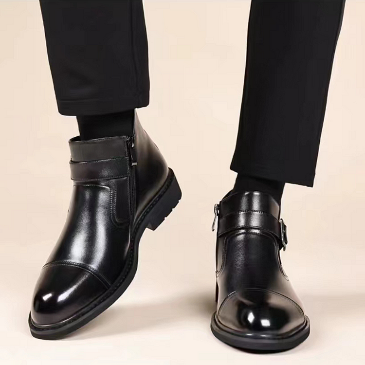 bottes cuir vache homme – style business