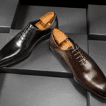 Semelle en caoutchouc des Oxfords en cuir, offrant confort et adhérence