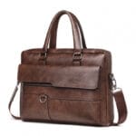 mallette en cuir pour homme – bandoulière réglable