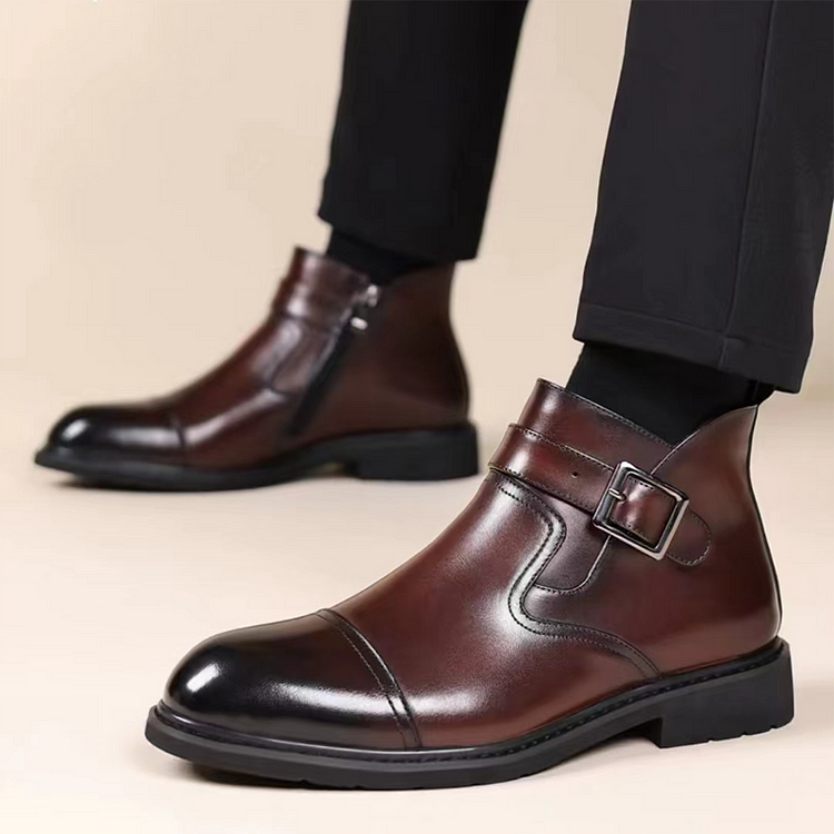 bottes cuir vache homme – style business