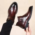 bottes cuir vache homme – style business