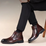 bottes cuir vache homme – style business
