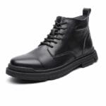 chaussures bottes homme cuir – style urbain robuste