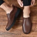 mocassins cuir homme Maroc – cuir souple et semelle légère