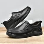 mocassins en cuir pour homme