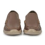 mocassin cuir marron Maroc