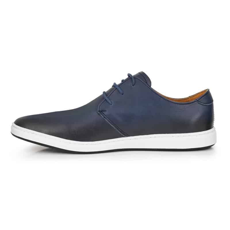 Chaussures habillées 'Elder' en cuir bleu pour homme