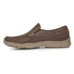mocassin cuir marron Maroc