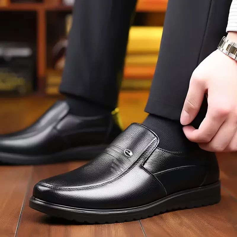 Mocassins cuir homme noir – design élégant Mocassins en cuir noir pour homme – style élégant et confortable