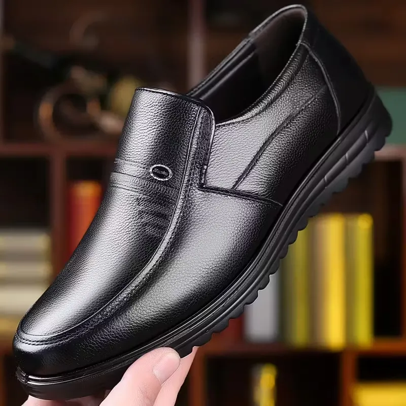 Mocassins cuir homme noir – design élégant Mocassins en cuir noir pour homme – style élégant et confortable